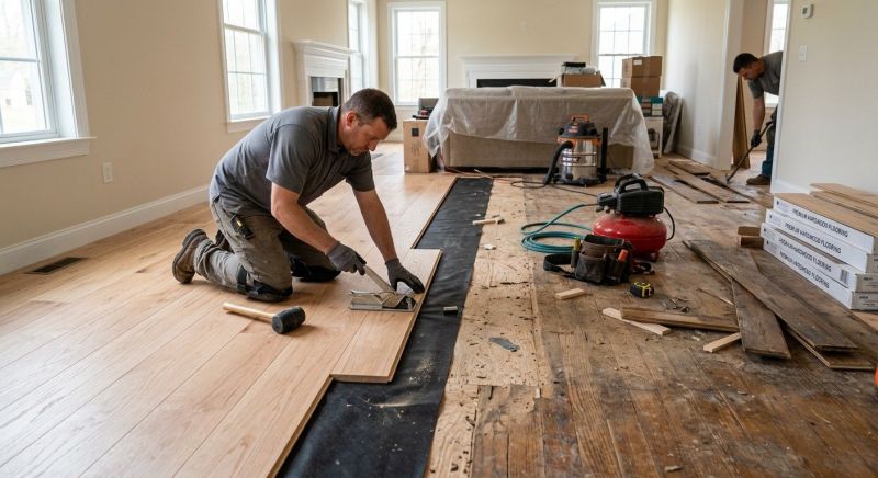 Plank Floor Installation in San Antonio, TX